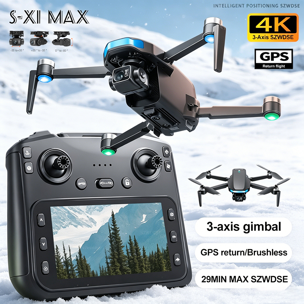 Drone Mapping - New S-X1 MAX Drone GPS 8K