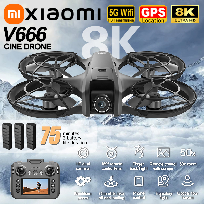 Drone Mapping - Xiaomi V666 Drone 8K Aerial HD