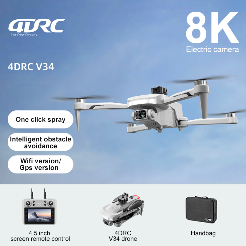 2025 New V34 Drone 8K Camera P - огляд і ціна Drone Lidar