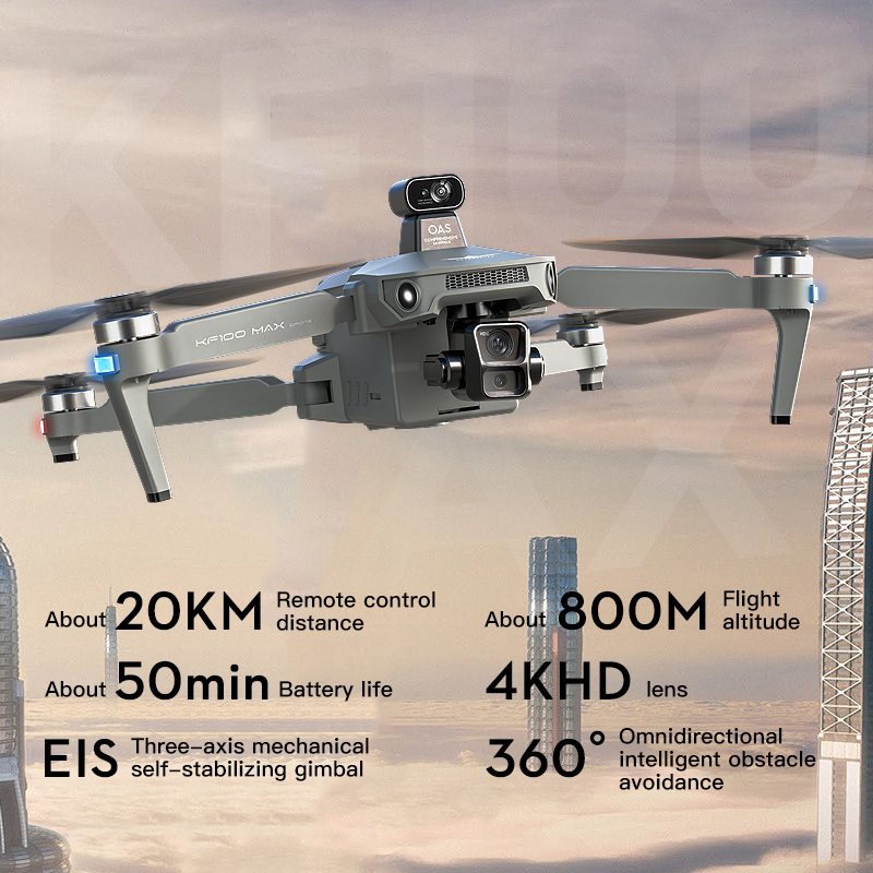 SJRC KF100 MAX 8K UHD Photo HD - огляд і ціна Drone Video Production