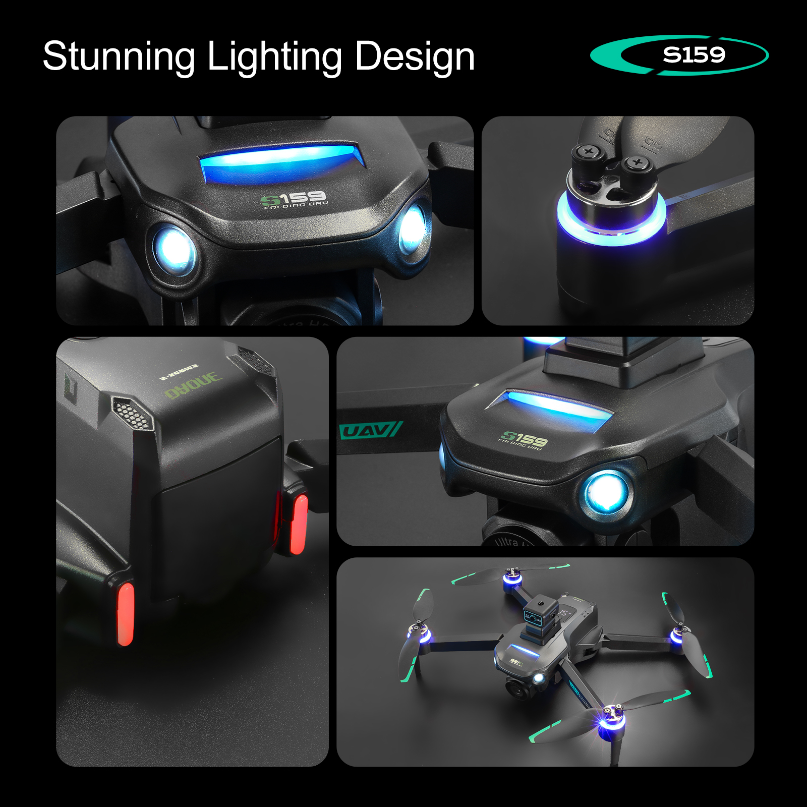 S159 GPS Drone 4K Profesional  - огляд і ціна Drone Lidar